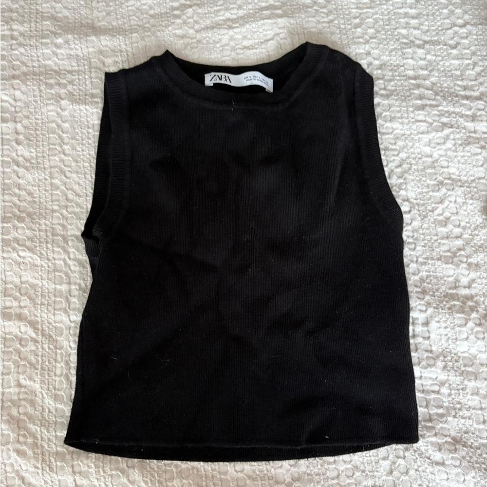 Zara Classic Black Tank Top